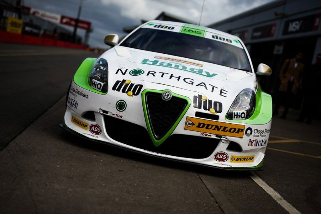 Austin tops BTCC test in brand new Alfa Romeo